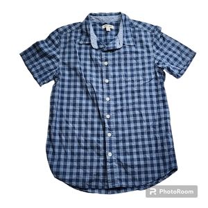 Boys Cherokee button up shirt size large 12/14 blue